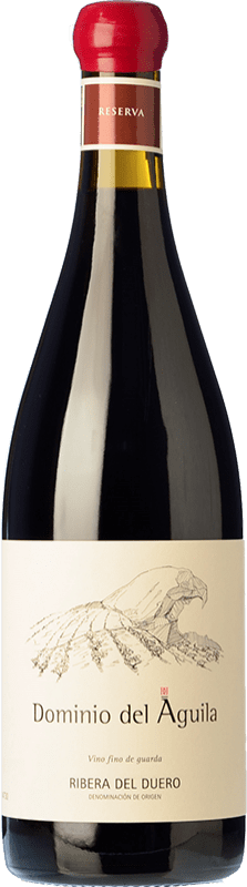 72,95 € | Red wine Dominio del Águila Reserve D.O. Ribera del Duero Castilla y León Spain Tempranillo, Grenache, Bobal, Albillo 75 cl