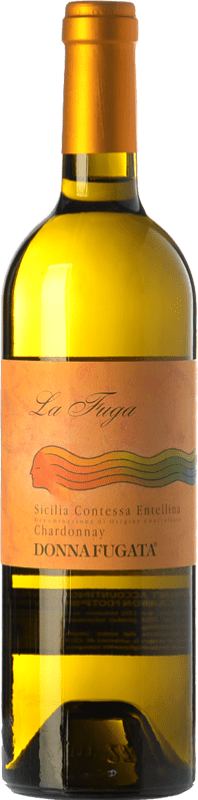 16,95 € Free Shipping | White wine Donnafugata La Fuga D.O.C. Contessa Entellina Sicily Italy Chardonnay Bottle 75 cl