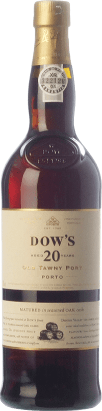 免费送货 | 强化酒 Dow's Port Tawny I.G. Porto 波尔图 葡萄牙 Touriga Franca, Touriga Nacional, Tinta Roriz, Tinta Cão, Tinta Barroca 20 岁 75 cl