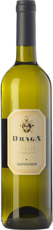 Envoi gratuit | Vin blanc Draga D.O.C. Collio Goriziano-Collio Frioul-Vénétie Julienne Italie Sauvignon 75 cl