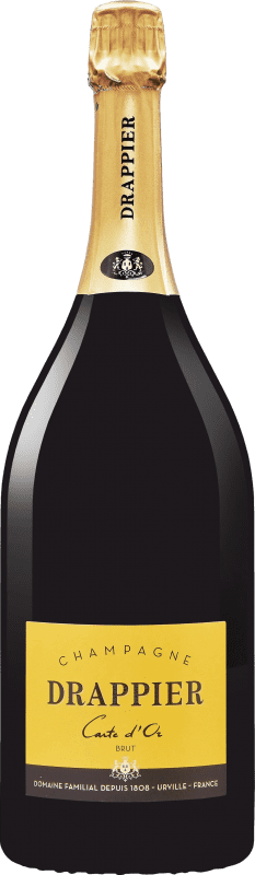 41,95 € | 白起泡酒 Drappier Carte d'Or Brut — 起泡酒 干型 A.O.C. Champagne 香槟酒 法国 Pinot Noir — 黑皮诺, Chardonnay — 莎当妮, Pinot Meunier — 黑皮诺·莫尼耶 75 cl