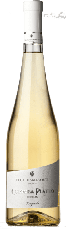 Free Shipping | White Wine Duca di Salaparuta Colomba Platino — Platinum Edition I.G.T. Terre Siciliane Sicily Italy Ansonica 75 cl