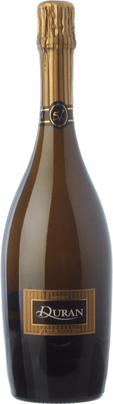 Envio grátis | Espumante Branco Durán 5V Brut — Bruto Grande Reserva D.O. Cava Catalunha Espanha Pinot Noir, Macabeo, Xarel·lo, Chardonnay, Parellada 75 cl