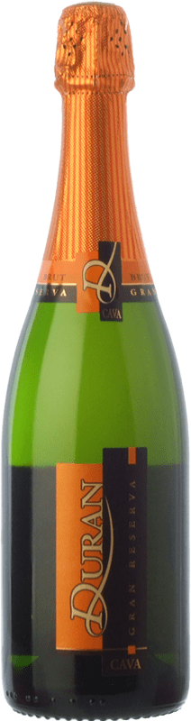 Envoi gratuit | Vin Mousseux Blanc Durán Brut Grande Réserve D.O. Cava Catalogne Espagne Macabeo, Xarel·lo, Chardonnay, Parellada 75 cl Envoi gratuit | Vin Mousseux Blanc Durán Brut Grande Réserve D.O. Cava Catalogne Espagne Macabeo, Xarel·lo, Chardonnay, Parellada 75 cl