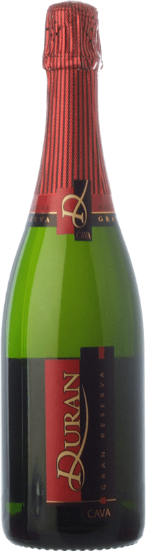 Envoi gratuit | Blanc mousseux Durán Brut Nature Grande Réserve D.O. Cava Catalogne Espagne Pinot Noir, Macabeo, Xarel·lo, Chardonnay, Parellada 75 cl