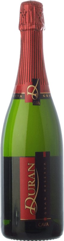 Free Shipping | White Sparkling Wine Durán Brut Nature Grand Reserve — Long Barrel-Aged D.O. Cava Catalonia Spain Pinot Noir, Macabeo, Xarel·lo, Chardonnay, Parellada 75 cl