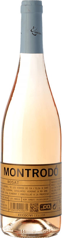 8,95 € Envio grátis | Vinho rosé Eccociwine Montrodó Rosat