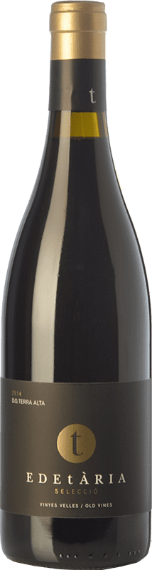 28,95 € Free Shipping | Red wine Edetària Selecció Crianza D.O. Terra Alta Catalonia Spain Grenache, Carignan, Grenache Hairy Bottle 75 cl