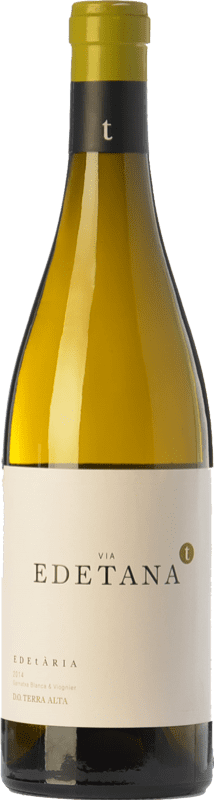 15,95 € | White wine Edetària Via Edetana Blanc Aged D.O. Terra Alta Catalonia Spain Grenache White, Viognier 75 cl