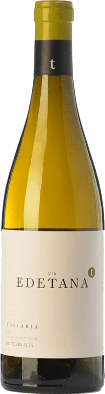 15,95 € | White wine Edetària Via Edetana Blanc Crianza D.O. Terra Alta Catalonia Spain Grenache White, Viognier Bottle 75 cl
