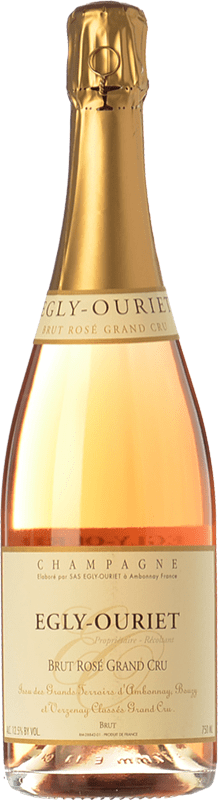 Бесплатная доставка | Розовое игристое Egly-Ouriet Rosé Grand Cru брют A.O.C. Champagne шампанское Франция Pinot Black, Chardonnay 75 cl