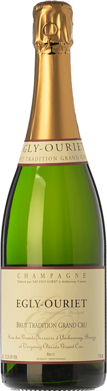 Бесплатная доставка | Белое игристое Egly-Ouriet Tradition Grand Cru брют A.O.C. Champagne шампанское Франция Pinot Black, Chardonnay 75 cl