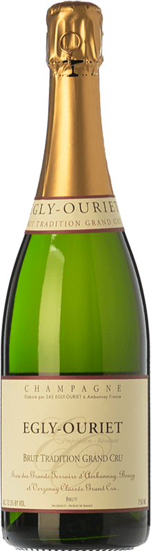 Free Shipping | White sparkling Egly-Ouriet Tradition Grand Cru Brut A.O.C. Champagne Champagne France Pinot Black, Chardonnay 75 cl