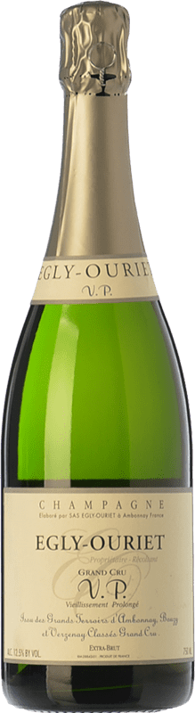 106,95 € | Vin Mousseux Blanc Egly-Ouriet VP Vieillissement Prolongé Extra- Brut A.O.C. Champagne Champagne France Pinot Noir, Chardonnay 75 cl