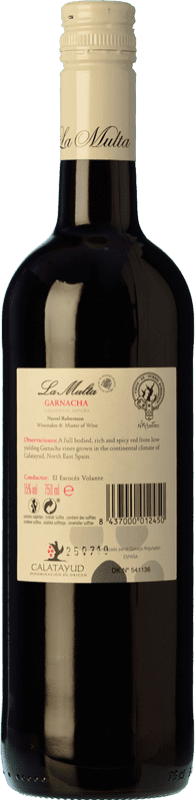 7,95 € Free Shipping | Red wine El Escocés Volante La Multa Old Vine Joven D.O. Calatayud Aragon Spain Grenache Bottle 75 cl