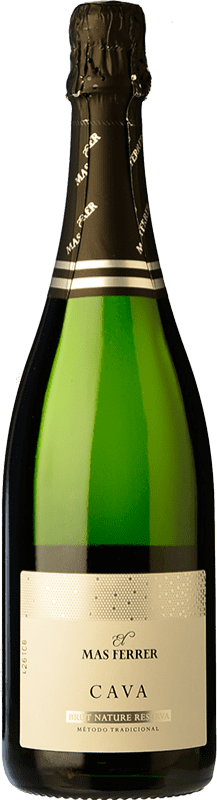 Envoi gratuit | Vin Mousseux Blanc El Mas Ferrer Brut Nature Réserve D.O. Cava Catalogne Espagne Macabeo — Macabeu, Xarel·lo, Parellada 75 cl