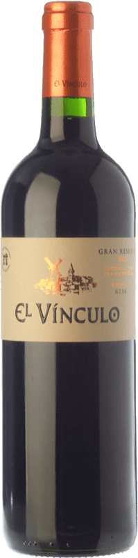 24,95 € | Vinho tinto El Vínculo Edición Limitada Grande Reserva D.O. La Mancha Castela-Mancha Espanha Tempranillo 75 cl