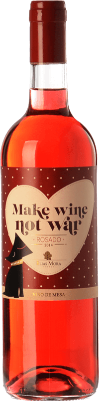 7,95 € Free Shipping | Rosé wine Elías Mora Make Wine Not War