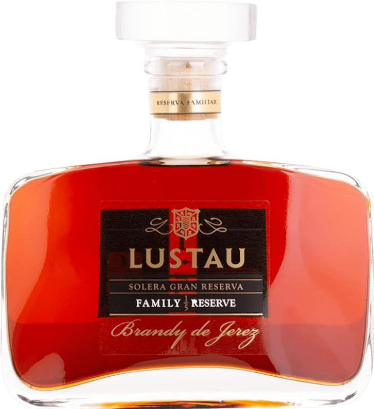 76,95 € | Бренди Lustau 1/5 Solera — Солера Семейный Резерв, Гран Резерва D.O. Jerez-Xérès-Sherry Андалусия Испания Средняя бутылка 50 cl
