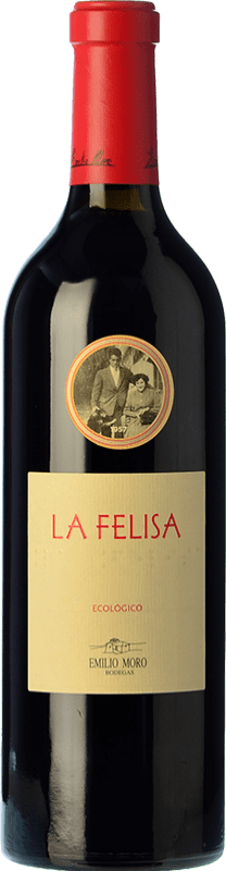 39,95 € Kostenloser Versand | Rotwein Emilio Moro La Felisa Alterung D.O. Ribera del Duero Ökologisch