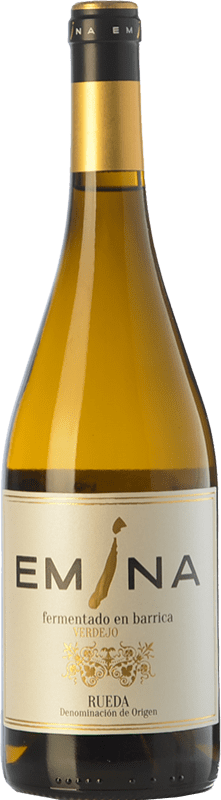 15,95 € | White wine Emina Fermentado en Barrica Aged D.O. Rueda Castilla y León Spain Verdejo Bottle 75 cl
