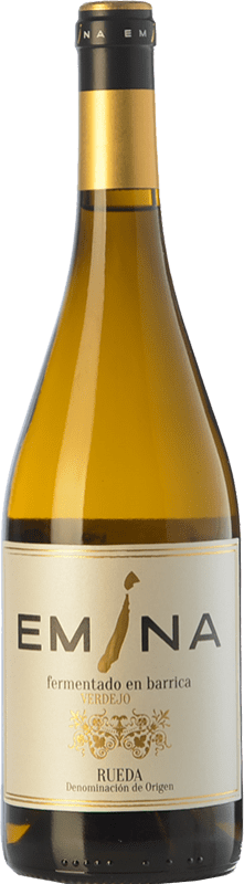 13,95 € Free Shipping | White wine Emina Fermentado en Barrica Crianza D.O. Rueda Castilla y León Spain Verdejo Bottle 75 cl