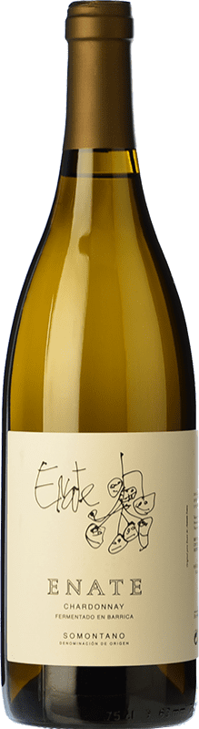 18,95 € | Vino blanco Enate Fermentado en Barrica Crianza D.O. Somontano Aragón España Chardonnay 75 cl