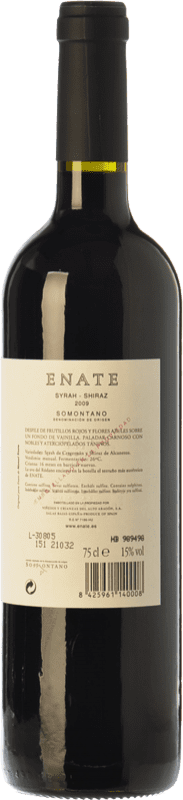 23,95 € Free Shipping | Red wine Enate Syrah-Shiraz Crianza D.O. Somontano Aragon Spain Syrah Bottle 75 cl