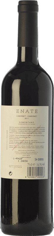 24,95 € Free Shipping | Red wine Enate Cabernet Crianza D.O. Somontano Aragon Spain Cabernet Sauvignon Bottle 75 cl