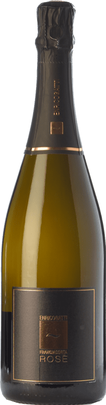 Envio grátis | Espumante rosé Enrico Gatti Rosé D.O.C.G. Franciacorta Lombardia Itália Pinot Preto 75 cl