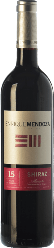 13,95 € Free Shipping | Red wine Enrique Mendoza Joven D.O. Alicante Valencian Community Spain Syrah Bottle 75 cl