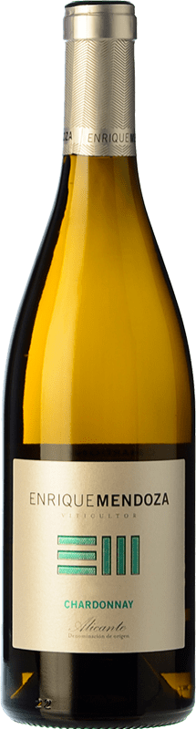 9,95 € | 白酒 Enrique Mendoza 年轻的 D.O. Alicante 巴伦西亚社区 西班牙 Chardonnay 75 cl