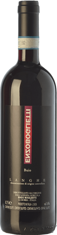 36,95 € | Red wine Enzo Boglietti Buio D.O.C. Langhe Piemonte Italy Nebbiolo, Barbera Bottle 75 cl