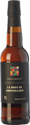 免费送货 | 加强葡萄酒 Equipo Navazos La Bota Nº 73 Amontillado — 阿蒙提亚多酒, Edición Especial Aniversario — 特别周年版 D.O. Montilla-Moriles 安达卢西亚 西班牙 Palomino Fino 半瓶装 37 cl