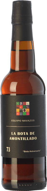 免费送货 | 加强葡萄酒 Equipo Navazos La Bota Nº 73 Amontillado — 阿蒙提亚多酒, Edición Especial Aniversario — 特别周年版 D.O. Montilla-Moriles 安达卢西亚 西班牙 Palomino Fino 半瓶装 37 cl