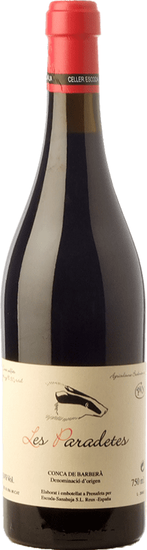 26,95 € Free Shipping | Red wine Escoda Sanahuja Les Paradetes Joven D.O. Conca de Barberà Catalonia Spain Grenache, Samsó, Sumoll Bottle 75 cl