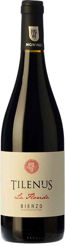 14,95 € | Red wine Estefanía Tilenus Aged D.O. Bierzo Castilla y León Spain Mencía Bottle 75 cl