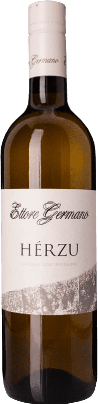 36,95 € Free Shipping | White wine Ettore Germano Herzu D.O.C. Langhe Piemonte Italy Riesling Bottle 75 cl
