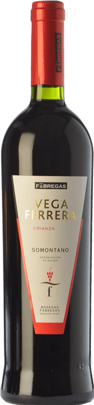 11,95 € | Red wine Fábregas Vega Ferrera Young D.O. Somontano Aragon Spain Merlot, Syrah, Cabernet Sauvignon 75 cl