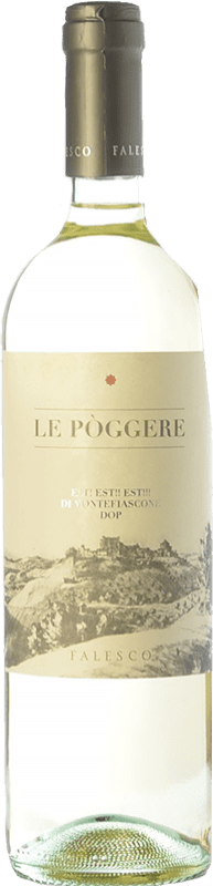 7,95 € | 白葡萄酒 Falesco Le Poggere D.O.C. Est! Est! Est! di Montefiascone 拉齐奥 意大利 Malvasia — 玛尔瓦西亚, Trebbiano — 特雷比亚诺, Roscetto — 罗谢托 75 cl