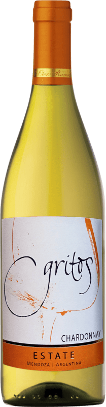 Бесплатная доставка | Белое вино Otero Ramos Gritos Estate старения I.G. Mendoza Мендоса Аргентина Chardonnay 75 cl