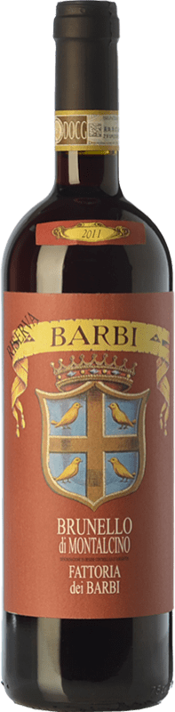 107,95 € | Red Wine Fattoria dei Barbi Reserve — Aged D.O.C.G. Brunello di Montalcino Tuscany Italy Sangiovese 75 cl