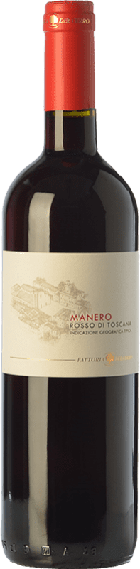 10,95 € 送料無料 | 赤ワイン Fattoria del Cerro Manero Rosso I.G.T. Toscana