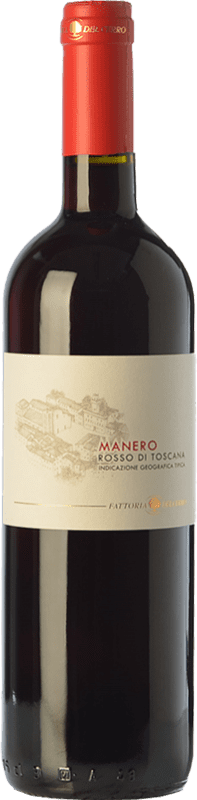 9,95 € | Red wine Fattoria del Cerro Manero Rosso I.G.T. Toscana Tuscany Italy Merlot, Sangiovese Bottle 75 cl