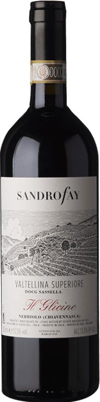 27,95 € 送料無料 | 赤ワイン Fay Sassella Il Glicine D.O.C.G. Valtellina Superiore