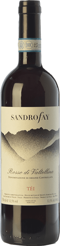 16,95 € | Red wine Fay Téi D.O.C. Valtellina Rosso Lombardia Italy Nebbiolo Bottle 75 cl