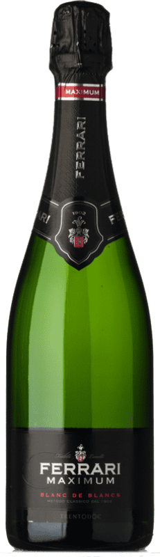 53,95 € Envio grátis | Espumante branco Ferrari Maximum Brut D.O.C. Trento