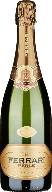 Spedizione Gratuita | Spumante Bianco Ferrari Perlé D.O.C. Trento Trentino Italia Chardonnay 75 cl