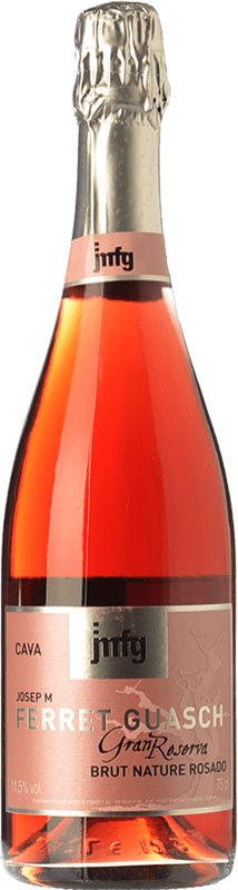 17,95 € | Rosé Sekt Ferret Guasch Brut Nature Große Reserve — Lange Reifung D.O. Cava Katalonien Spanien Garnacha — Grenache, Pinot Noir — Spätburgunder, Trepat 75 cl