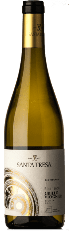 14,95 € | Vin blanc Feudo di Santa Tresa Rina Lanca I.G.T. Terre Siciliane Sicile Italie Viognier, Grillo 75 cl